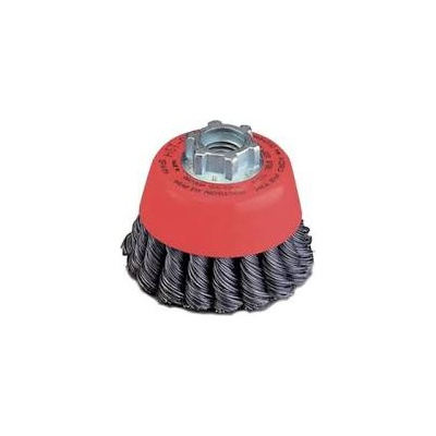 Shop 2-3/4″ steel .020″ Twist Knot Wire Cup Brush