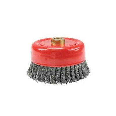 6 steel .020 Twist Knot Wire Cup Brush Qty.1