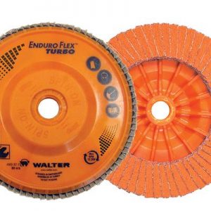 Pack of 10 36/60 Walter 06A452 Enduro-Flex Turbo Abrasive Flap Disc SPIN ON
