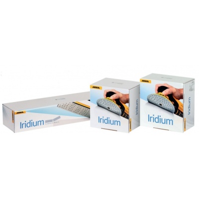 Mirka 24-6MH-120 Iridium 6" Grip Sanding Discs 120G 50 discs/box 
